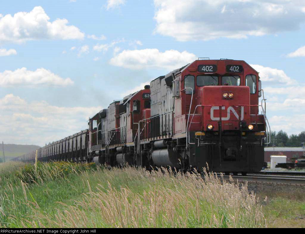080801024 Northbound DM&amp;IR Minorca ore empties on CN ex-DWP